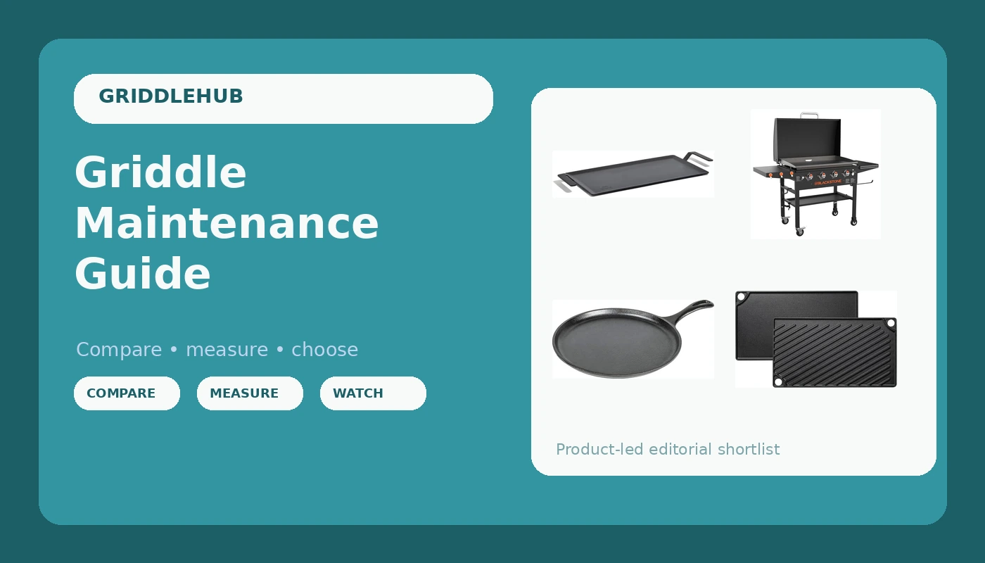 Griddle Maintenance Guide - GriddleHub review with measurements and honest opinion