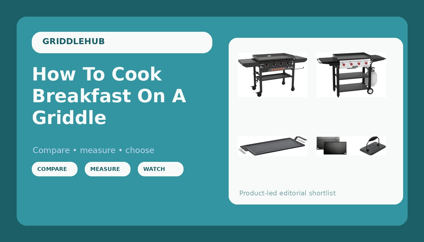 How To Cook Breakfast On A Griddle - GriddleHub review with measurements and honest opinion
