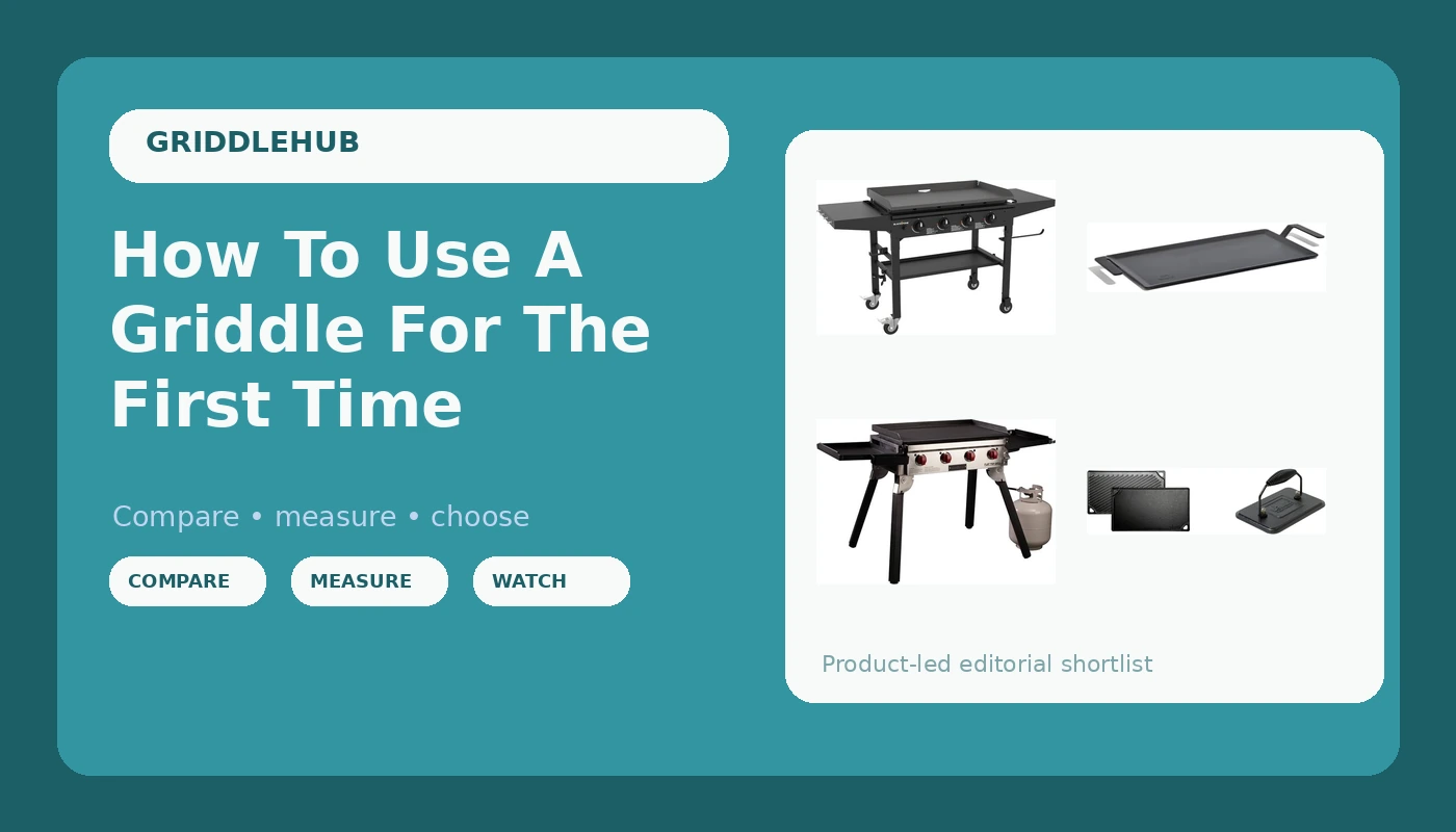 How To Use A Griddle For The First Time - GriddleHub review with measurements and honest opinion