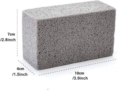 Grill Stone Cleaning Brick Cleaner Block for Griddle Stove, 3Pack