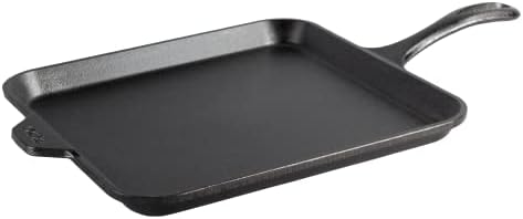 Lodge Pre-Seasoned Cast Iron Square Griddle, PFAS-Free, 11 Inches