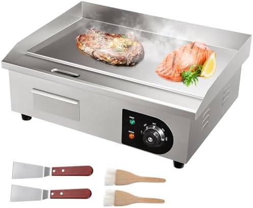 VEVOR Commercial Electric Griddle, 22", Countertop Flat Top Griddle